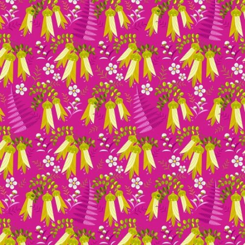 Picture of Fabric Summer Garden Kowhai 103